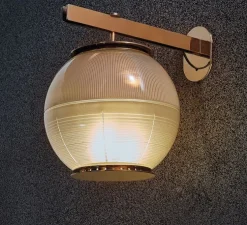 Applique murale, Doppio Vetro, Laiton, transparent, L24cm, H34cm - Tato Italia