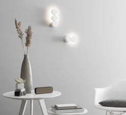 Applique murale, DOT 2.0, blanc, LED, dim, 2700K, 420 lm, L15cm, H7,5cm - Wever&Ducré