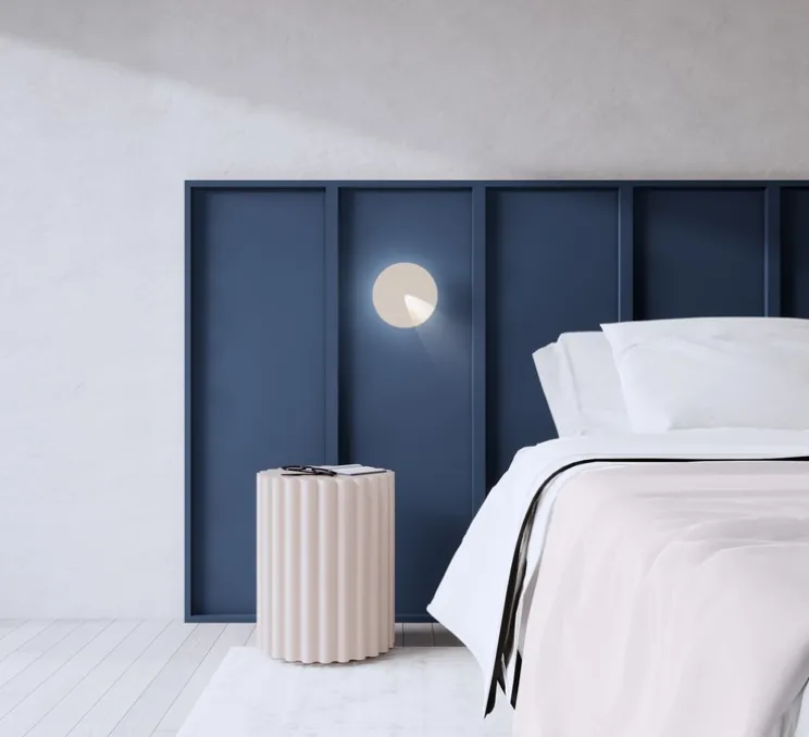 Applique murale, Dots 4660, gris, LED, 2700K, 500lm, Ø17,5cm, H5,2cm - Vibia