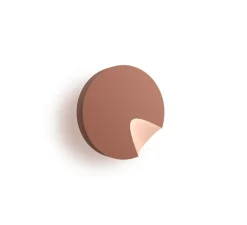 Applique murale, Dots 4660, rouge terra, LED, 2700K, 500lm, Ø17,5cm, H5,2cm - Vibia