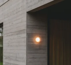 Applique murale, Dots 4680, transparent, blanc, IP66, LED, dim, 2700K, 985 lm, Ø20cm, H7cm - Vibia