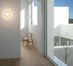 Applique murale, Dots 4680, transparent, blanc, IP66, LED, dim, 2700K, 985 lm, Ø20cm, H7cm - Vibia