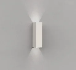 Applique murale, Double, crème, LED, 2700K, 340 lm, L5cm, H17cm - ONOK