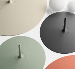 Applique murale déportée et encastrable, Tempo 5757, graphite, LED, 2700K, 300lm, L122,5cm, H80cm - Vibia