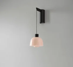 Applique murale, Drep A/01, nude opal, LED, 2700K, 270 lm, L15,2cm, H39,8cm - Bover