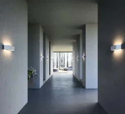 Applique murale, Dresscode W2, blanc mat, LED, 2700K, 2360lm, L30cm, H9cm - Rotaliana