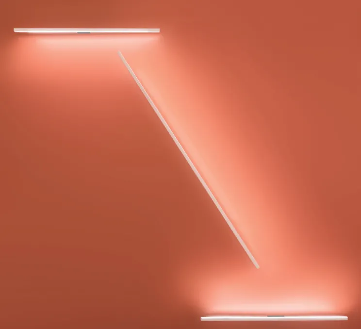 Applique murale, driver déporté, Linescapes, blanc, LED, 3000K, 2400lm, L4cm, H102cm - Nemo Lighting