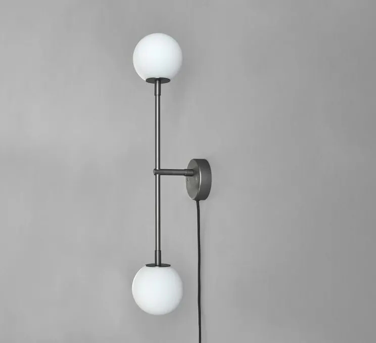 Applique murale, Drop , gris, Ø18cm, H65cm - 101 Copenhagen