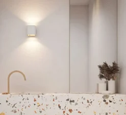 Applique murale, Duell, blanc et champagne, LED, dim, 2700k, 900 lm, L15,2cm, H16cm - Modular