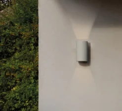 Applique murale, Dunbar 160 Led, béton mat, IP65, LED, 3000k, 97 lm, L9,4cm, H16cm - Astro