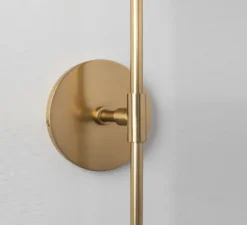 Applique murale, DYLAN, laiton, IP40, Ø12cm, H89cm - Hudson Valley Lighting Group