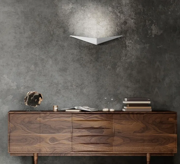 Applique murale, eagle, blanc mat, LED, dim, 3000K, 1560 lm, L59cm, H10cm - Lumen Center Italia