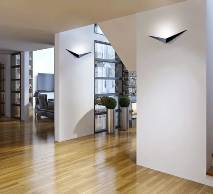 Applique murale, eagle, noir mat, LED, dim, 3000K, 1560 lm, L59cm, H10cm - Lumen Center Italia