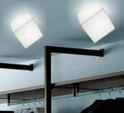 Applique murale, Edge21, blanc, L21cm, H21cm - ARTEMIDE