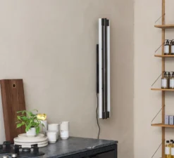 Applique murale, Eiffel, noir et blanc, dimmable, LED, L20cm, H100cm - FRAMA