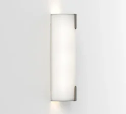 Applique murale, Elba 400, tissu blanc, L12,5cm, H40cm - Astro