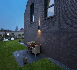 Applique murale, Enola M, noir, IP65, LED, dim, 3000-4000K, 1900 lm, L10cm, H23cm - SLV