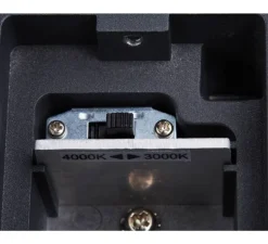 Applique murale, Enola round S, noir, IP65, LED, dim, 3000-4000K, 500 lm, L6,8cm, H16 cm - SLV