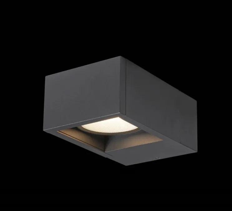 Applique murale, Eskina Frame, anthracite, IP65, LED, dim, 3000-4000K, 1200 lm, L11,5cm, H7,3cm - SLV