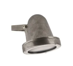 Applique murale extérieur, light.o.086, laiton nickelé, IP64, L9.5cm, H10cm, P14cm - Zangra