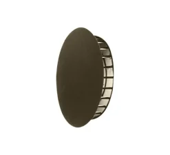 Applique murale extérieure, Meridiano, kaki, IP64,LED, 2700K, 1041lm, L26cm, H26cm - Vibia