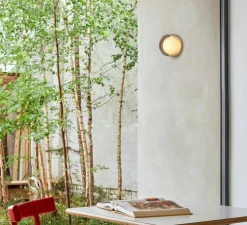 Applique murale, Firth, transparent, blanc, IP65, Ø7,8cm, H15cm - Tala