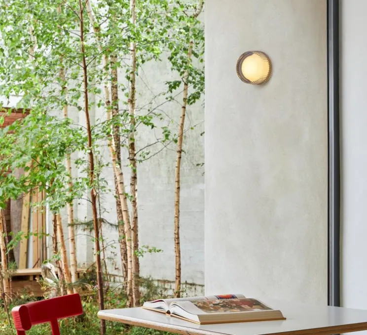 Applique murale, Firth, transparent, blanc, IP65, Ø7,8cm, H15cm - Tala