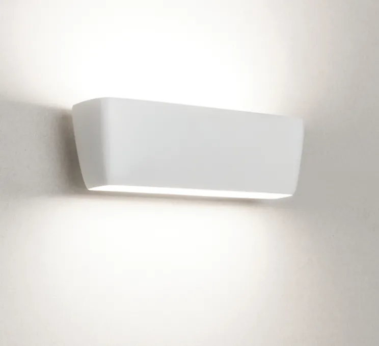 Applique murale, Flaca, blanc, LED, 3000K, 2000lm+1000lm, L28cm, H8cm - Nemo Lighting
