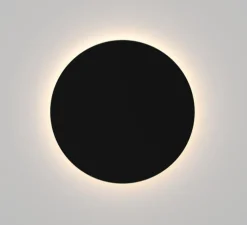 Applique murale, Flat Iron Round 640, noir, LED, 2700K, 4000 lm, Ø64cm, H6,5cm - Doxis