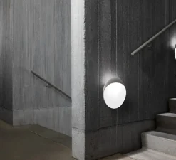 Applique murale, Flindt, aluminium granité, LED, dim, 2700K, 751 lm, L40cm, P40cm - Louis Poulsen