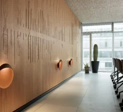 Applique murale, Flindt, corten, LED, 2700K, 291 lm, Ø20cm, H20cm - Louis Poulsen