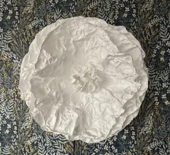 Applique murale, Florelle, blanc, Ø40cm, H20cm - And Creation