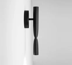 Applique murale, Flow, A-3730, noir mat, LED, 2700k, 565 lm, L11,6cm, H32cm - Estiluz