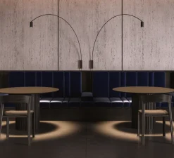 Applique murale, Fox, noir mat, LED, dim, 2700k, 839 lm, L10cm, H180cm - Nemo Lighting