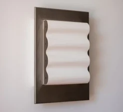 Applique murale, Frame Alu Brut S, aluminium, L24cm, H35cm - Violaine D'Harcourt