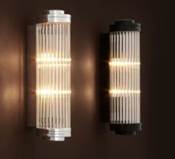 Applique murale, Gascogne L, nickel, L11cm, H40cm - Eichholtz