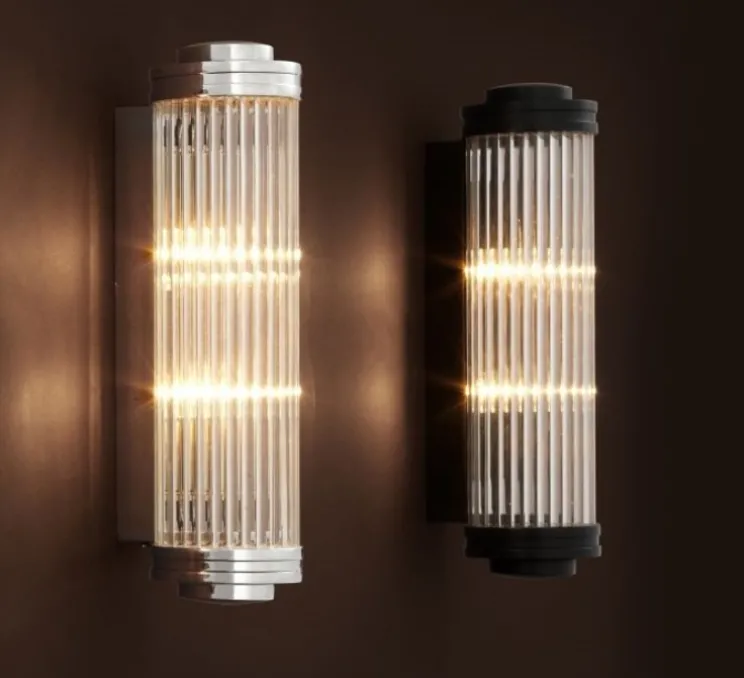 Applique murale, Gascogne L, nickel, L11cm, H40cm - Eichholtz