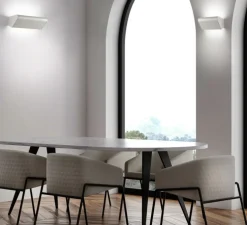 Applique murale, Gilles S Up and Down, blanc, LED, dim, 2700k, 2400 lm, L14cm, H9,5cm - Lumen Center Italia