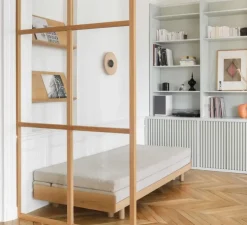 Applique murale, Ginger 32 C, chêne, chêne LED, 2700K, 1066lm, Ø32cm - Marset