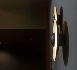 Applique murale, GINGER 32 C, wengé et wengé, LED, 2700K, 1066lm, Ø32cm - Marset