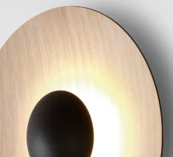 Applique murale, GINGER 42 C, chêne, 2700K, 2130lm, H42cm - Marset