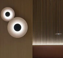 Applique murale, GINGER DOUBLE, chêne, H55,2cm - Marset