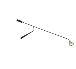 Applique murale, Gordon, 561.49, noir mat, laiton brossé, IP40, L12cm, H35cm - Tooy