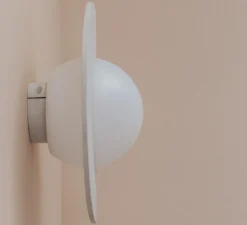 Applique murale, Gorka, châtaigne, IP44, L30cm, H40cm - Zuri