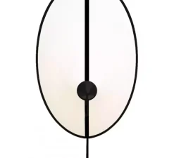 Applique murale, Grand Shield, blanc & noir, L35cm, H55cm - DesignHeure