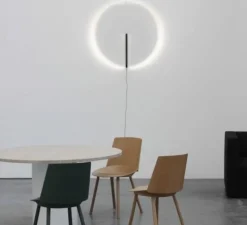 Applique murale, Guise 2260, graphite, LED, dim, 3000K, 871 lm, L54cm, H54cm - Vibia