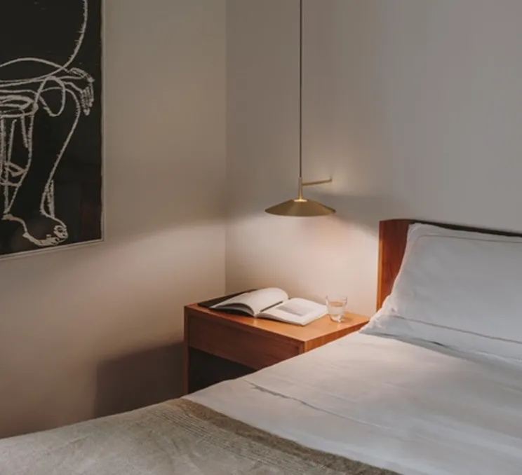 Applique murale, H, or mat, LED, 2700k, 553 lm, L26,4cm, H18cm - LEDs C4