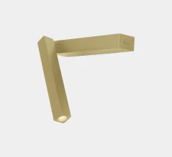 Applique murale, Hall Slim, or mat, LED, 2700k, 150 lm, L18cm, P18cm - LEDs C4