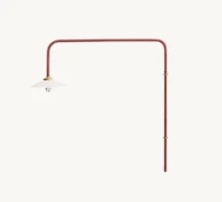 Applique murale, Hanging Lamp n°5, rouge, L90cm, H100cm - Valerie_Objects