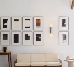 Applique murale, Hashira 300, nickel, L8,15cm, H30cm - Astro